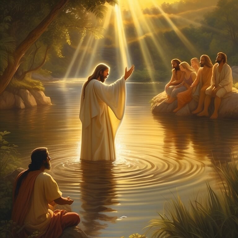Éveil spirituel : Baptême de Jésus, mission divine et invitation à la prière dans Luc 3, 15-16.21-22